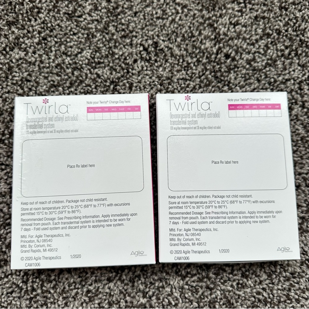 Twirla Transdermal System Patch - Two month supply - Picture 3 of 5